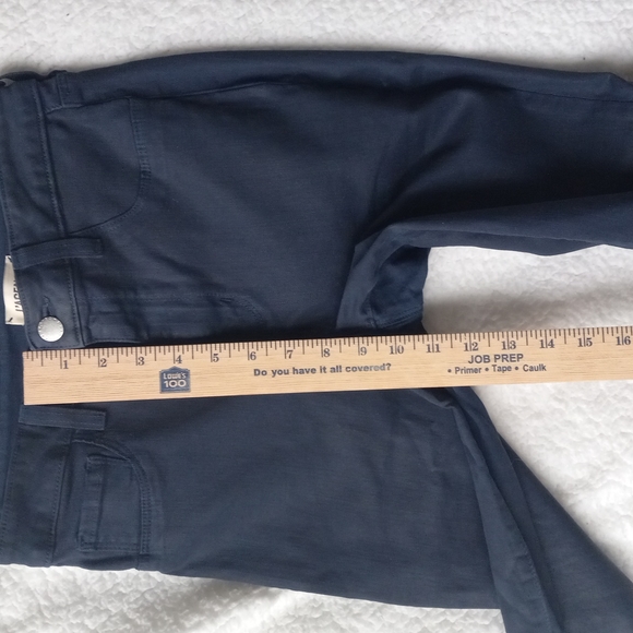 L'agence Margot Skinny High Rise Navy Coated Pants Size 27 Revolve - Picture 11 of 14